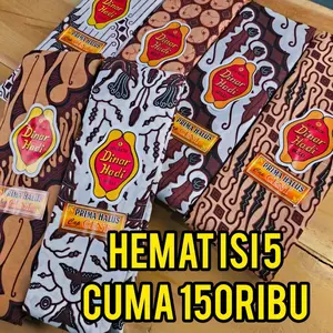 Kain Batik Putih Ukuran 240×110 Kain Jarik Panjang Cap Dinar Hadi