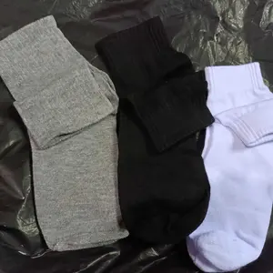 PAKET 3 PASANG KAOS KAKI PENDEK SPORT ( PE ) KAOS KAKI OLAHRAGA PRIA DAN WANITA POLOS