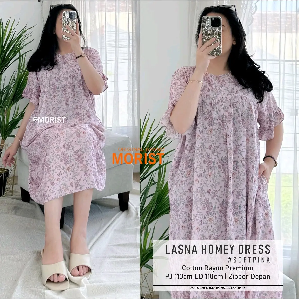 homeydress motif produk by morist original