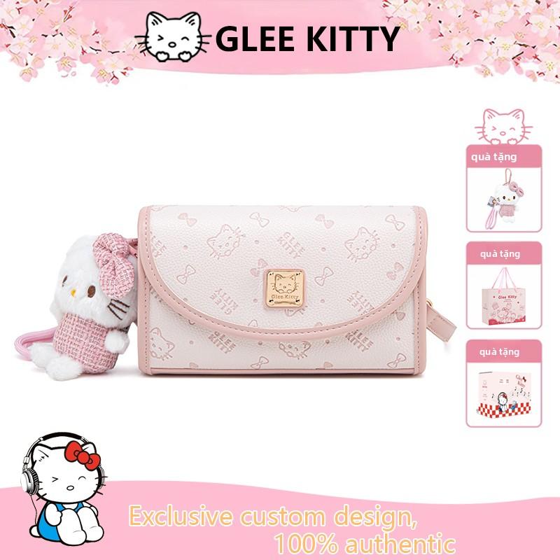 GLEE KITTY Túi Xách Nhỏ & Túi Đeo Chéo Tinh Tế Siêu Hot Dễ Phối Đồ Dễ Thương Trẻ Trung Mới 2025 Cho Nữ GIFT Bao gồm 3 món quà độc quyền