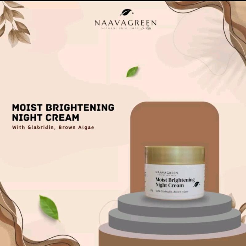 Naavagreen Moist Brightening Night - Krim Pelembab Malam Series 0