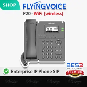IP Phone WiFi FlyingVoice P20 Telepon Wireless VoIP SIP