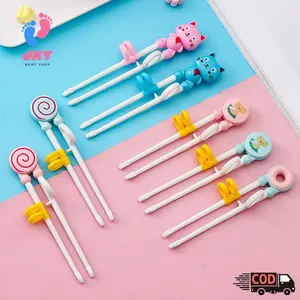 Sumpit belajar makan anak children training chopstick L436