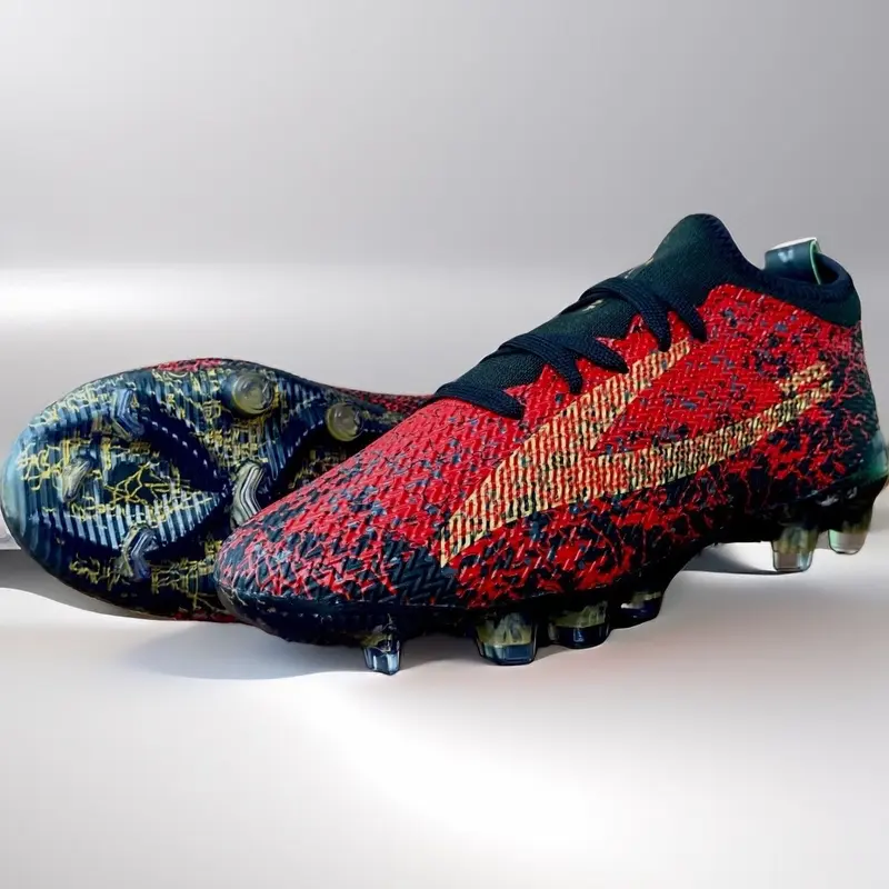 Sepatu Bola Original Zevma Vato Elite .1 Black Red Gold IC 5