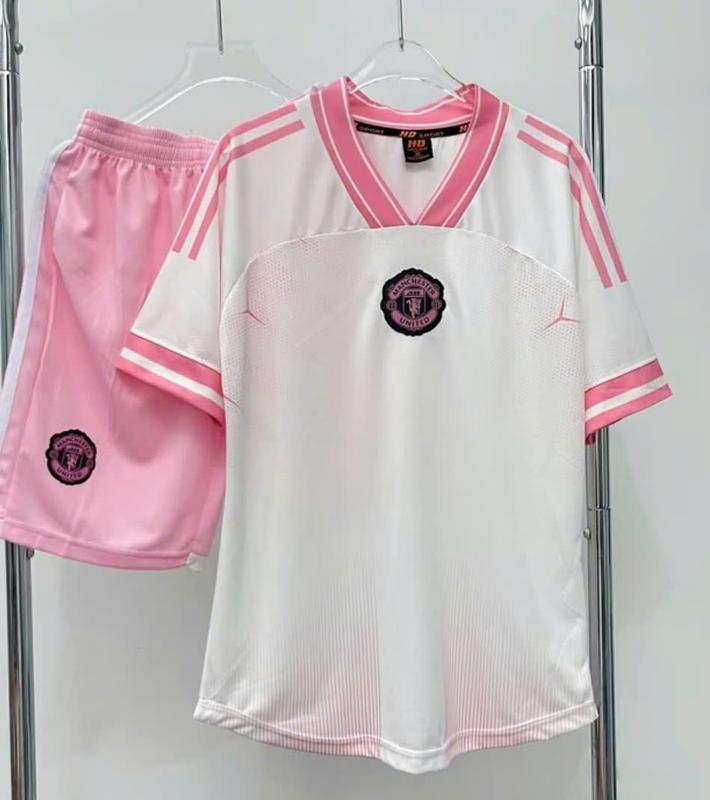 CÓ IN TÊN - áo bóng đá MU HỒNG CÁ TÍNH chất liệu thun thái thoáng mát cho cả nam và nữ - Top Sport