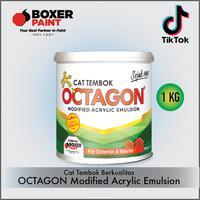 Gambar (1 KG) Cat Tembok OCTAGON Modified Acrylic Emulsion - OC Super White dari Boxer Paint Official Store Kab. Sidoarjo 3 Tokopedia