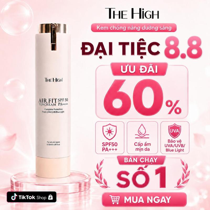 combo 【BEST SELLER 8.8 】Kem Chống Nắng The High Air Fit 50ml SPF50++++ – Sale…