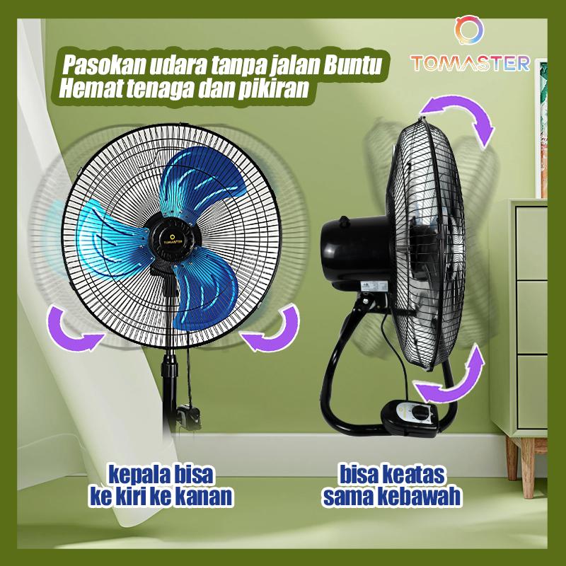 Kipas angin besi JUMBO 18”  Tomaster 3in1 / TORNADO Fan/ stand Fan/kipas angin/kipas angin dinding/kipas/kipas angin berdiri/kipas angin ac Fan