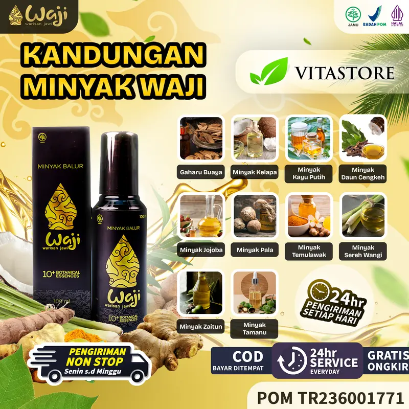 Waji Herbal Oil 100ml 1 Botol 2