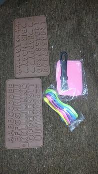 Product Review of Cetakan Puding Jelly Es Fondant Kue Coklat Silikon Huruf Abjad Happy Birthday HBD Dekorasi Alat Baking Tools from A**a 0