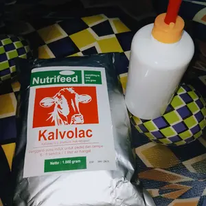 SUSU NUTRIFEED KALVOLAC 1KG SUSU PENGGANTI induk sapi pedet & kambing cempe anti mencret bonus botol dot 500ml