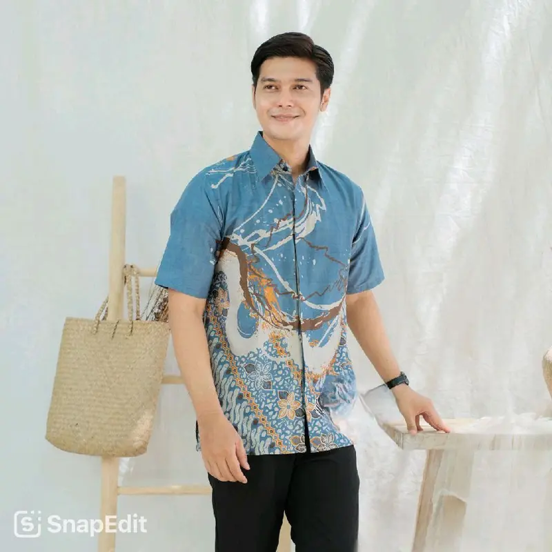 HEM  BATIK JUMBO BIG SIZE KANTOR 1