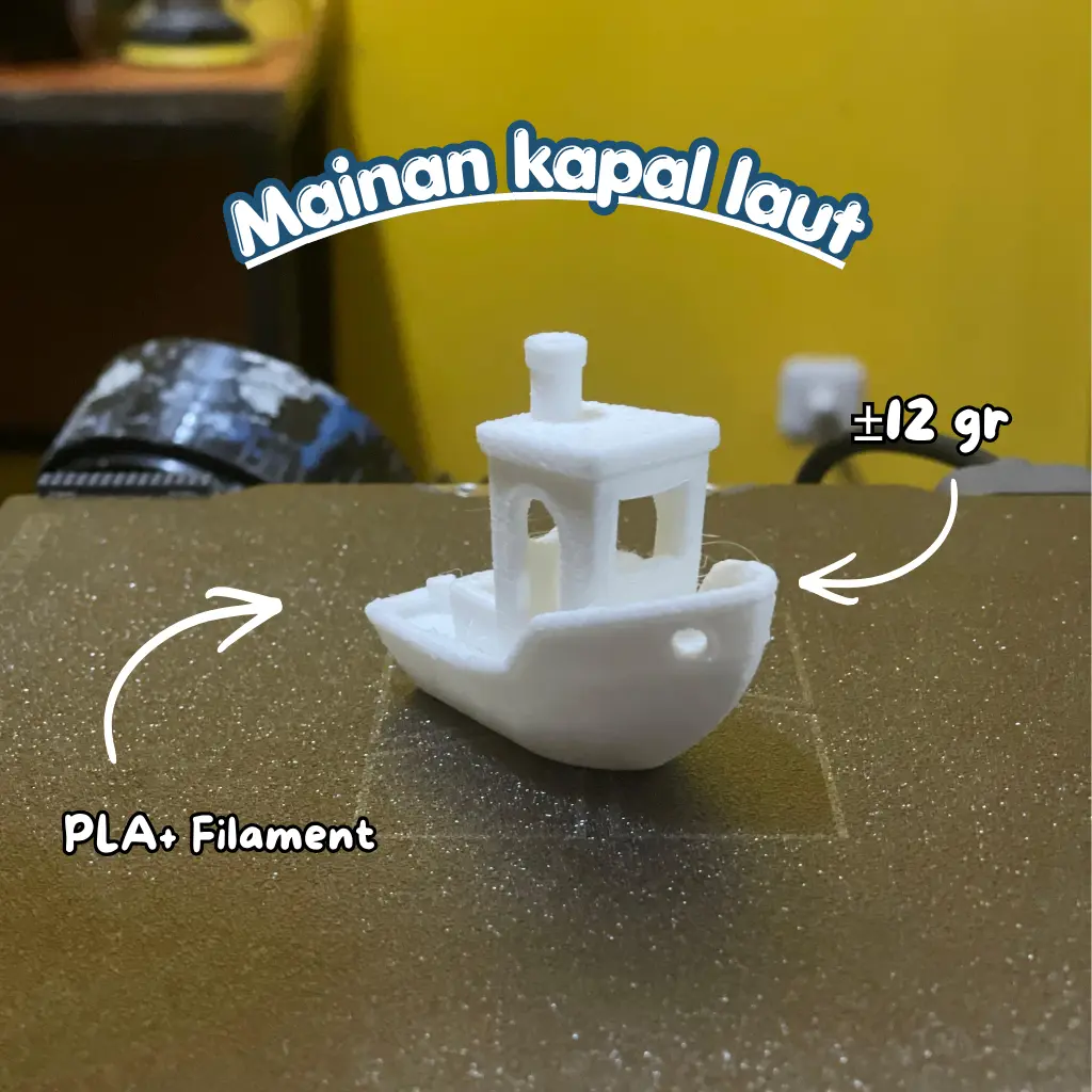 mainan kapal laut 3D Print