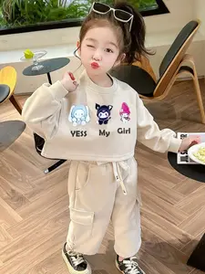 Setelan anak perempuan baju anak perempuan kuromi terbaru cargo