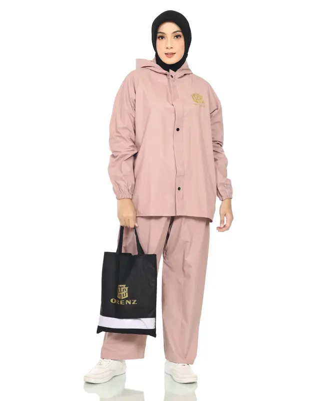 ORENZ JAS HUJAN SETELAN TERBAIK BAHAN TEBAL PVC 0.25 ANTI REMBES LENTUR 3