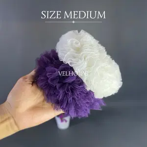 CEPOL HIJAB / IKAT RAMBUT PREMIUM Scrunchies MEDIUM Tile Karet Ringan aksesoris Kunciran