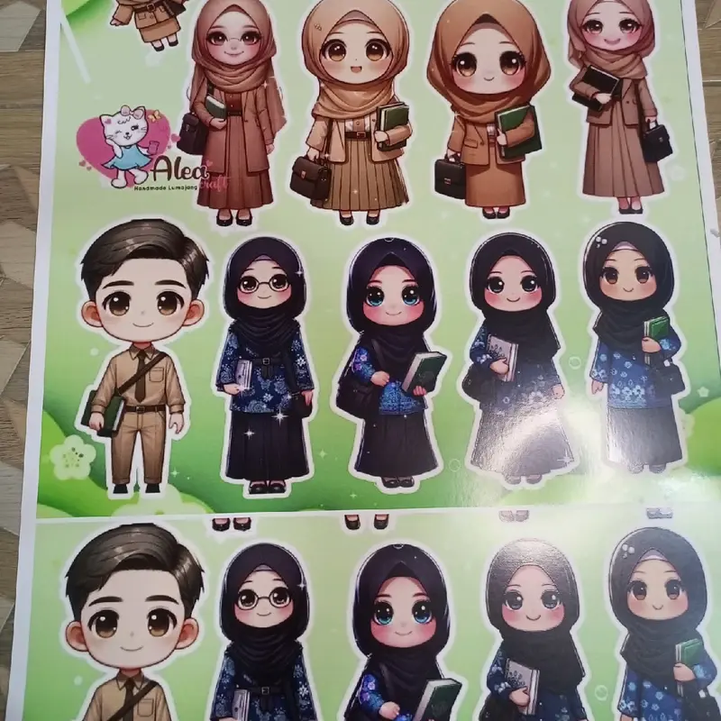 TOPPER HARI GURU ISI 12 UNTUK BUKET / KUE Doll Toys 4