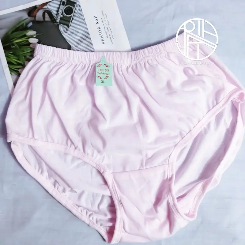 Celana Dalam Cewek Dewasa Jumbo 120Kg Katun High Quality Lembut Celana Bumil Nyaman 6L 5L 4L 3L || Jawahirah fashion 3