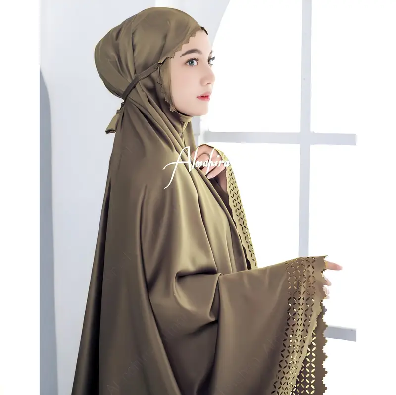 Mukena Dewasa Shakila Laser Cut Premium Mewah 8