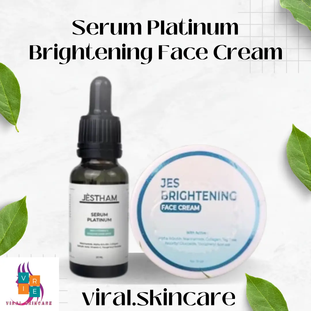 Jestham Paket Wajah Special Serum Platinum + Brightening Face Cream