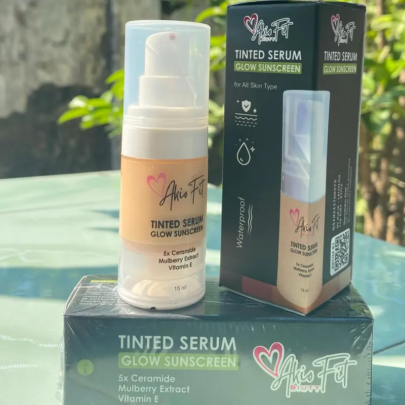Akiofit Biuty Tinted Serum Glow Sunscreen Facial Pencerah Wajah 4