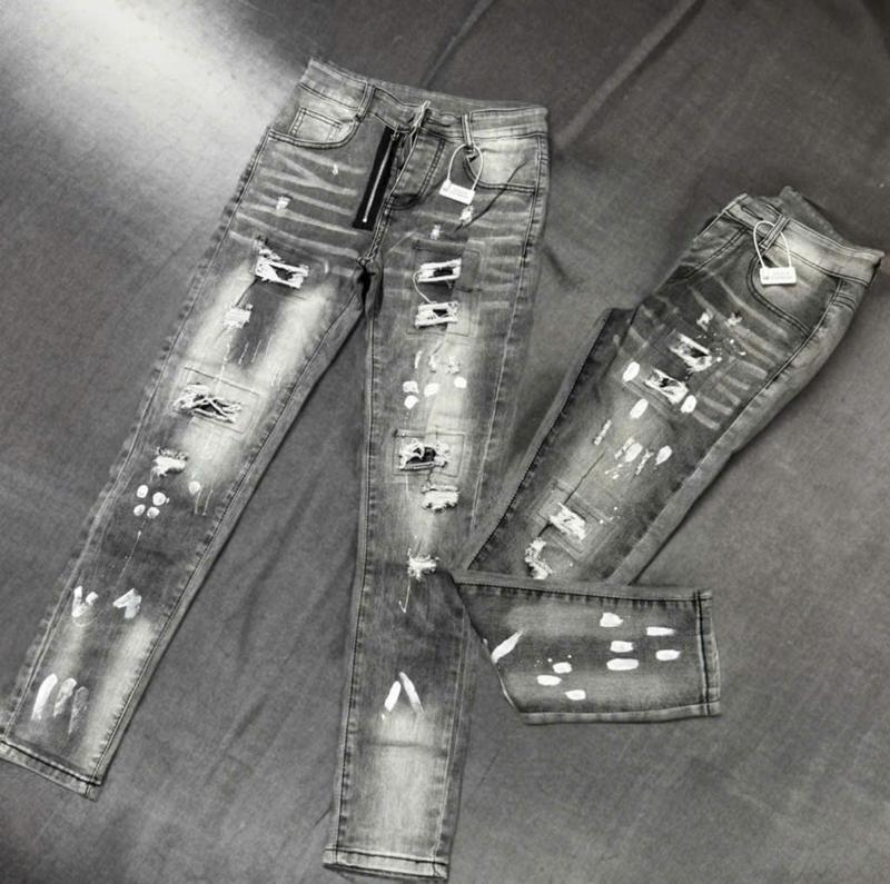 Quần Jean Nam Boy Phố,(4 CÚC KHÓA LỆCH) Họa Tiết Vải Sơn From Chuẩn Đẹp Chất Vải Dày Co Giãn, Mẫu Mới Hót Trend Menswear Pants Có Túi Quần Bò Đen Trơn Quanjeans Namsale Purple Tag Jeans Suong Quan Nam Quần