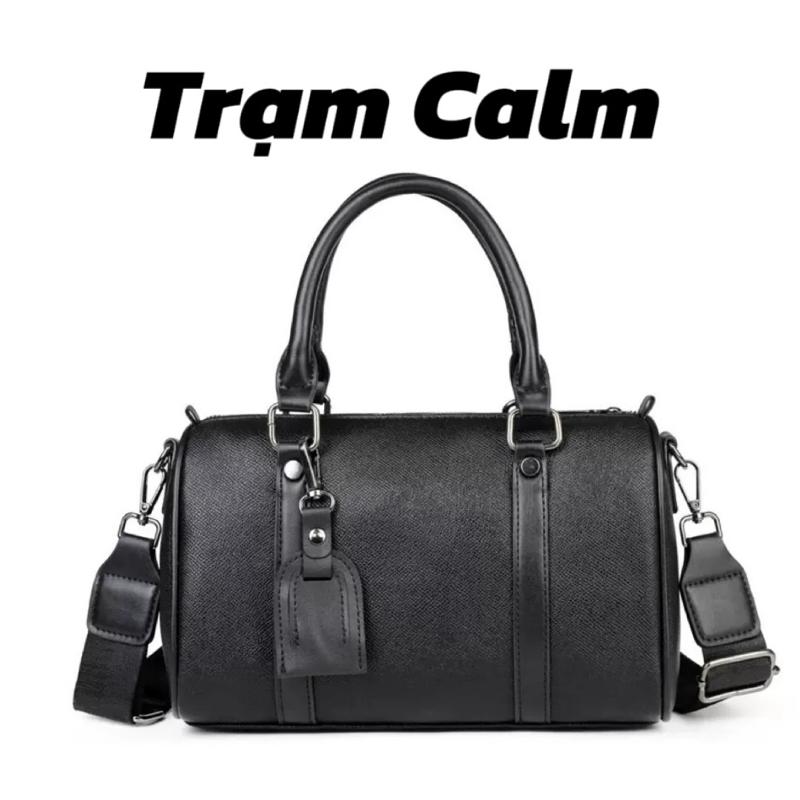 @tramcalm- Pouch Bag Da Pu basic chống nước cho Nam