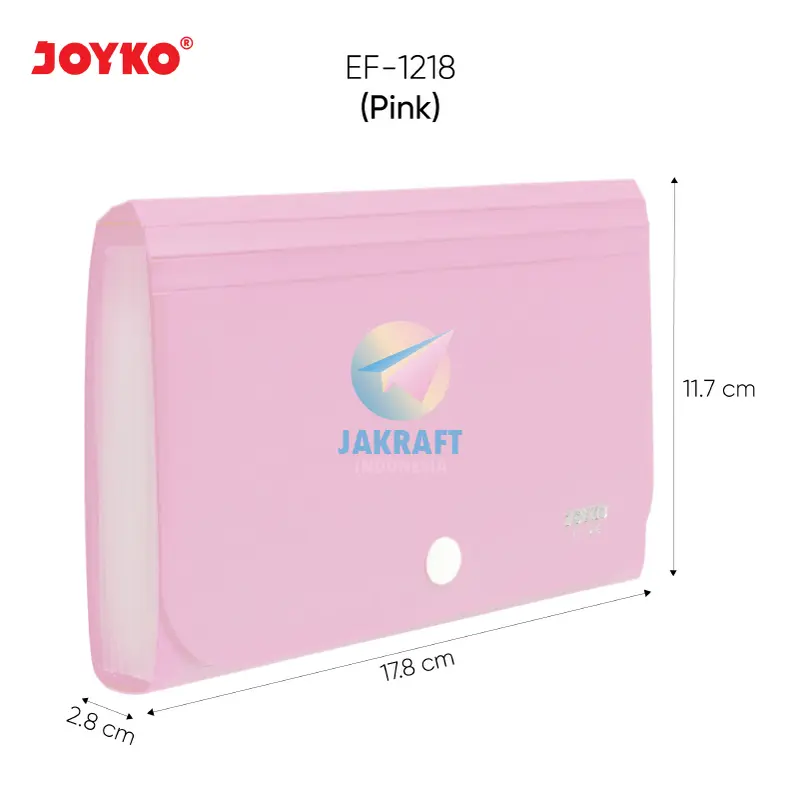 (1 Pcs) Map Harmonika A6 Dompet Plastik Expanding File JOYKO EF-1218 Giro Cek Bill Kwitansi Nota 6