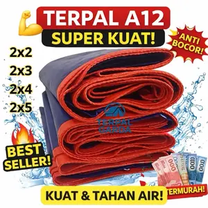 Terpal A12 Ukuran 2x2 2x3 2x4 2x5 Tebal Waterproof Jemuran Padi Atap Tenda Multifungsi Super Kuat Anti Bocor jemur