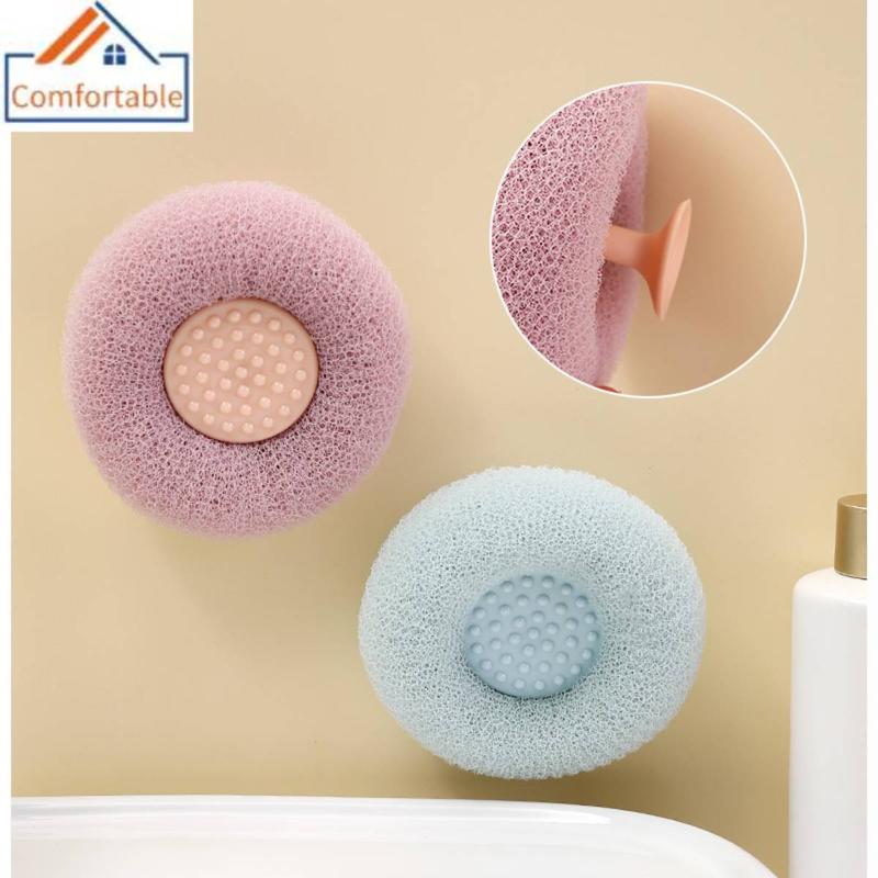 Bóng Tắm Xốp, bông tắm tạo bọt, Có Cốc Hút, Bóng Tắm Mát Xa, Bọt Biển 3D, Lưới Tắm, Chà Lưng, Bàn Chải Tắm, Khăn Tắm, Chà Bùn, Lưới Tạo Bọt, Dụng Cụ Tắm, bông tắm tròn, bông tắm xơ mướp 3d bông tắm khô lược gội loofah
