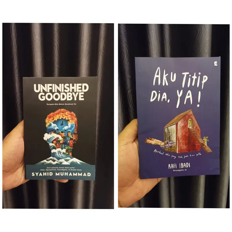 Paket 2 Buku Novel Unfinished Goodbye - Aku Titip Dia, Ya! 0