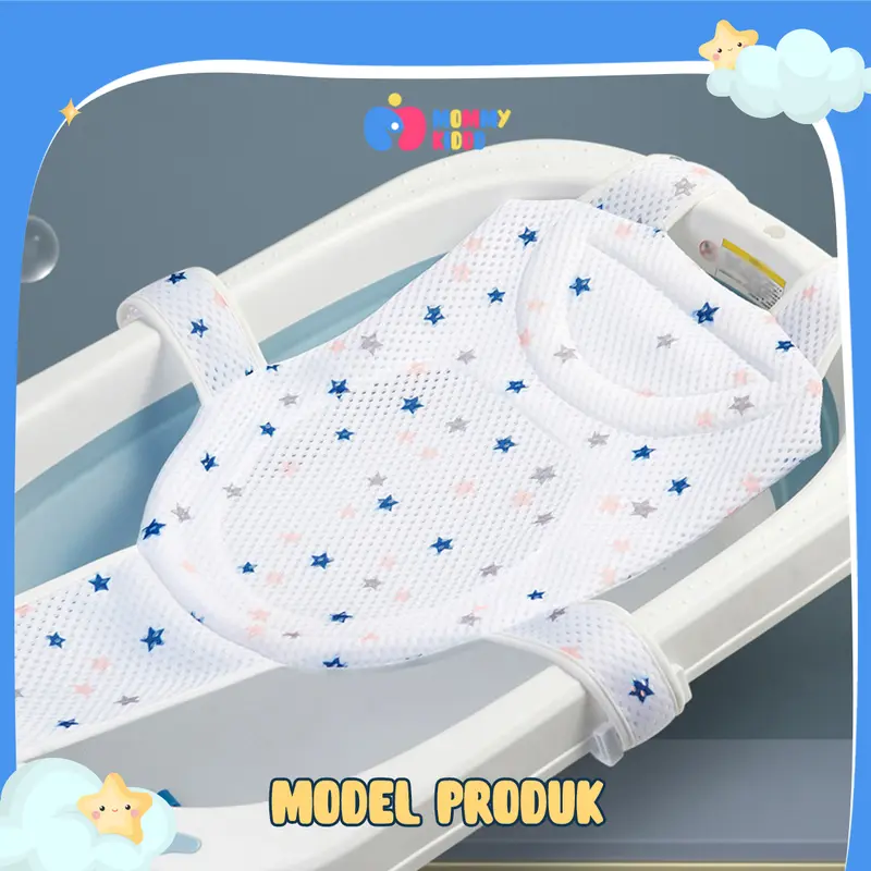 MOMMY KIDDO - Baby Bath Helper Jaring Mandi Bayi Bantal Mandi Bayi 1