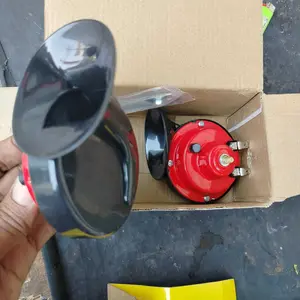 [TANPA RELAY] 2 PCS Klakson Keong Merah 110DB 12V Aksesoris Motor Mobil Dengan Desain Internal Reflux dan Kompressor Mini untuk Keamanan Berkendara - Circuit