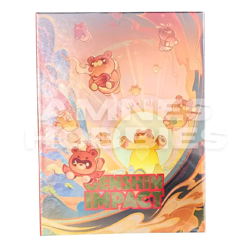 Genshin Impact Guoba Booster Box Card Game Anime Kartu Koleksi Sealed CCG Lumine Aether Card 0