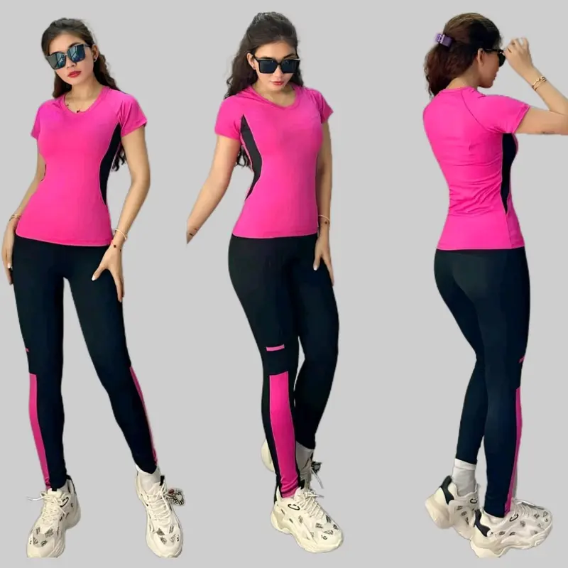 Setelan baju Olahraga Senam Wanita Untuk Zumba, Aerobic, Gym Yoga, Fitness 2