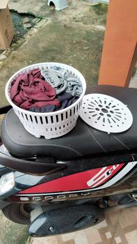 Product Review of SPEEDS Mesin Cuci Portabel Mesin Pengering Air Kecil Mini Washing Machine Dinamo Mesin Pencuci Pakaian 206-23 from i**a 1