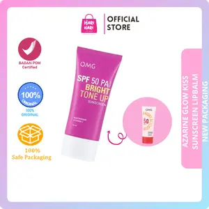 ( New Packaging ) OMG OH MY GLOW UV Barrier Sunscreen SPF 50 PA++++ 25 ml & 60 ml
