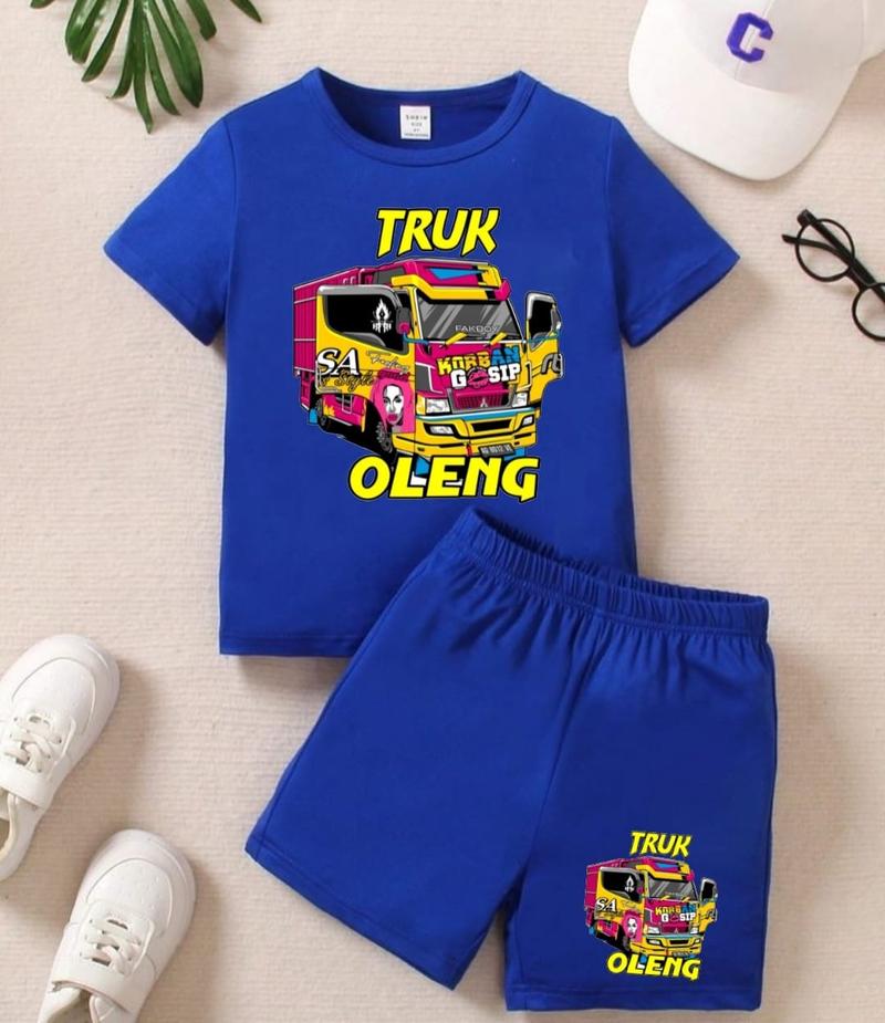 Product Introduction of SETELAN ANAK LAKI-LAKI TRUCK OLENG 1-8 tahun 4