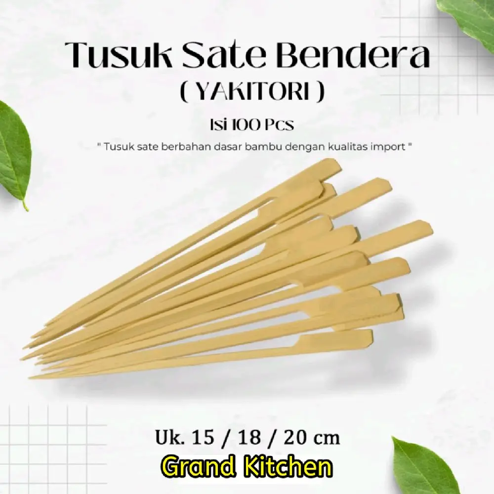 Tusuk Sate Jelly / Yakitori 15 cm isi 100 pcs