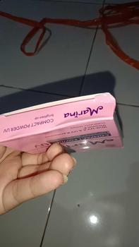 Product Review of MARINA Compact Powder UV Brighten Up Bedak Padat 12gr Peach Wajah from L** 0