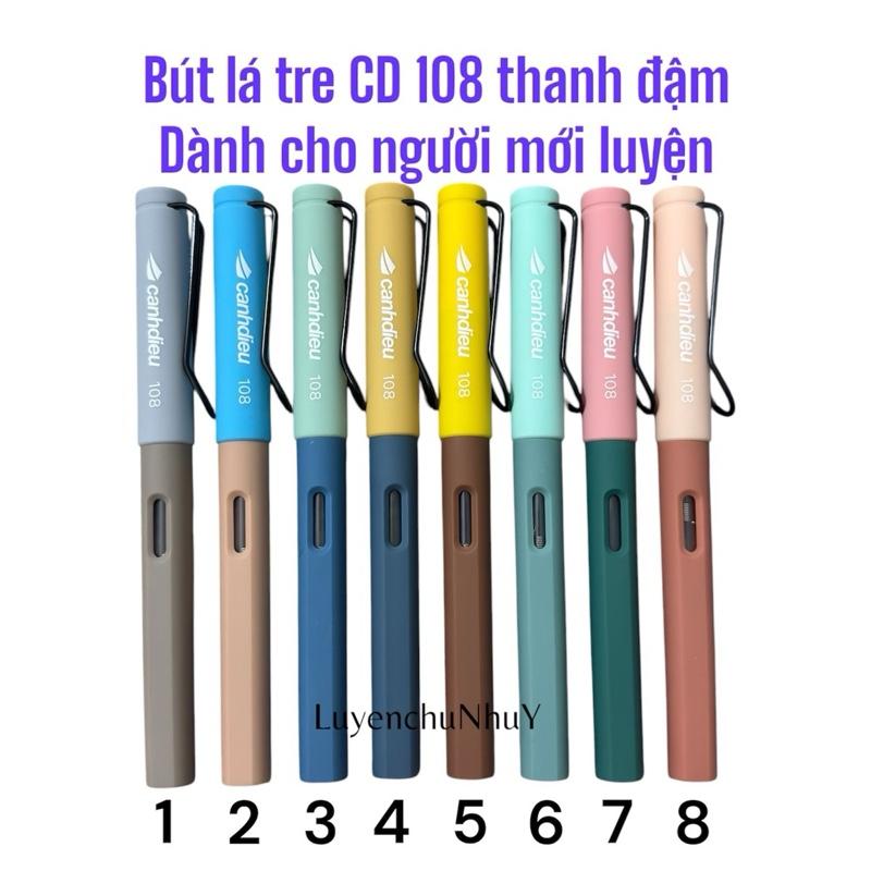 (Mã 14) Bút Cánh Diều 108 (chính hãng) ngòi lá tre êm, thanh đậm rõ cho người mới làm quen bút lá tre thanh đậm