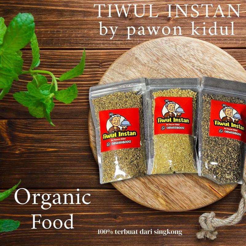Product Introduction of Tiwul Instan by pawon kidul.  Kemasan icip 150gr. 100% terbuat dari singkong tanpa pengawet 0