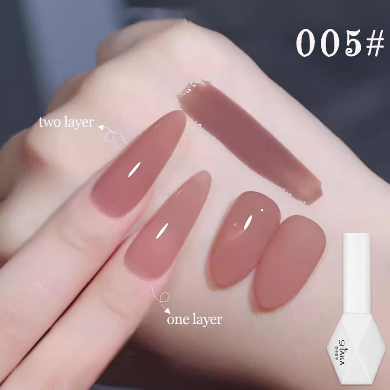 Móng Tay Gel Màu Khỏa Thân, Thiết Kế Trái Tim Trơn, Móng Tay Salon Làm Móng, Làm Đẹp Móng Tay, Huafei Trong Suốt Trên Băng, Màu Zhen Zhen Cùng Phong Cách, Phổ Biến, Màu Trắng, Thích Hợp Cho Cửa Hàng Làm Đẹp Móng Tay, [SK33] 7