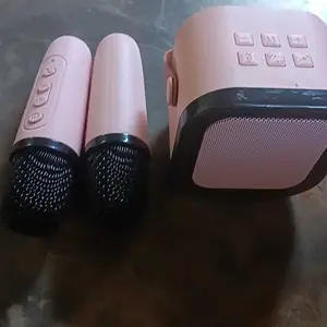 Smarteck Karaoke Bluetooth Speaker SK02 Mini Portable Speaker with MIC Full Bass Wireless ktv Cute Wireless Lucu Portabel Luar Ruangan Speaker Nirkabel
