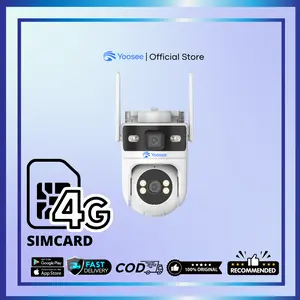 Yoosee Camera CCTV YS-Q107-SIMCARD Outdoor Original Dual Lensa Resolusi 2K Ultra HD COD