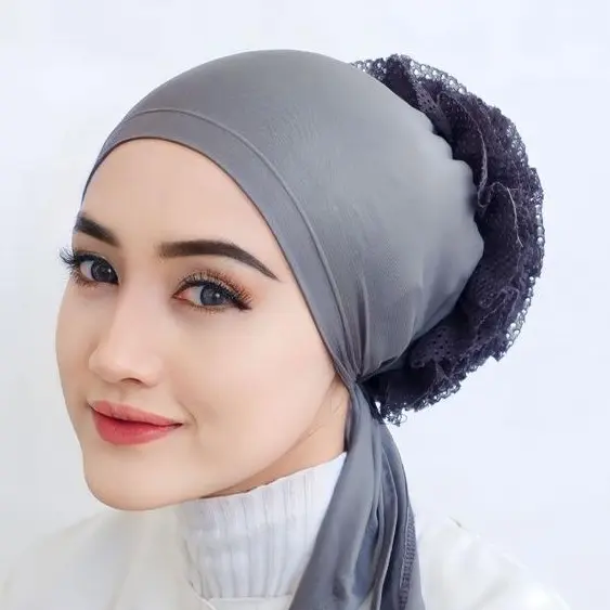 CIPUT TURKI CEPOL ECER TERMURAH Jilbab Renda Dalaman Kerudung 7