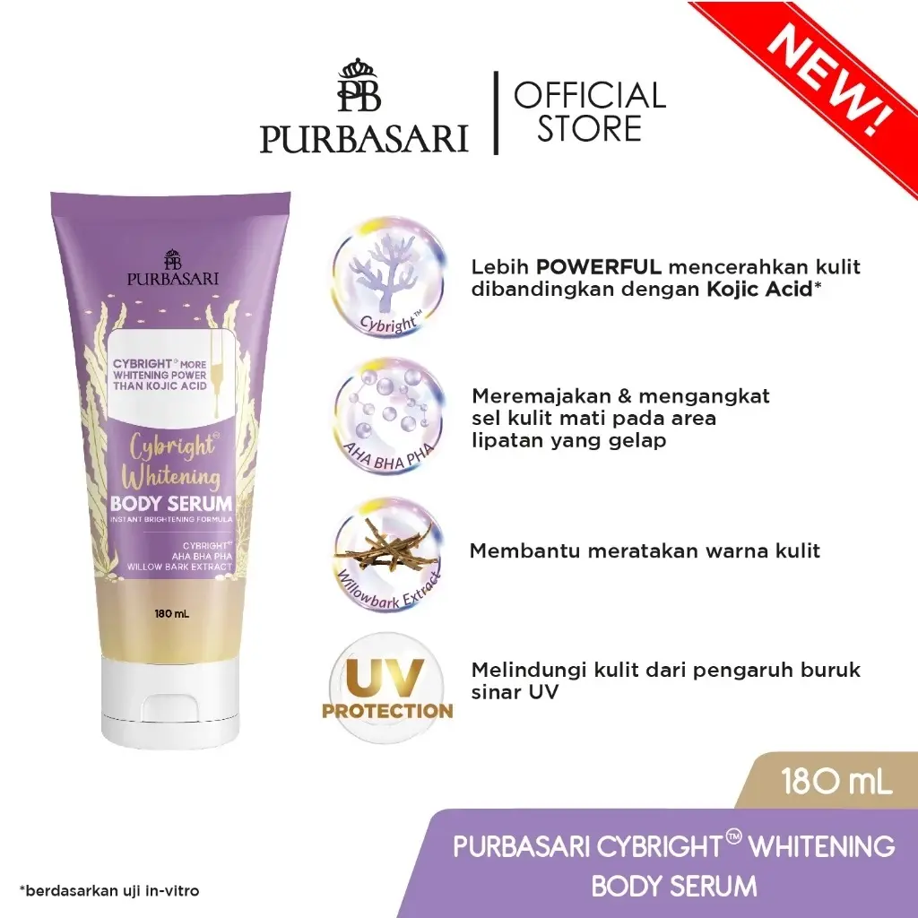 Purbasari Body Serum 180 ml Cybright Whitening