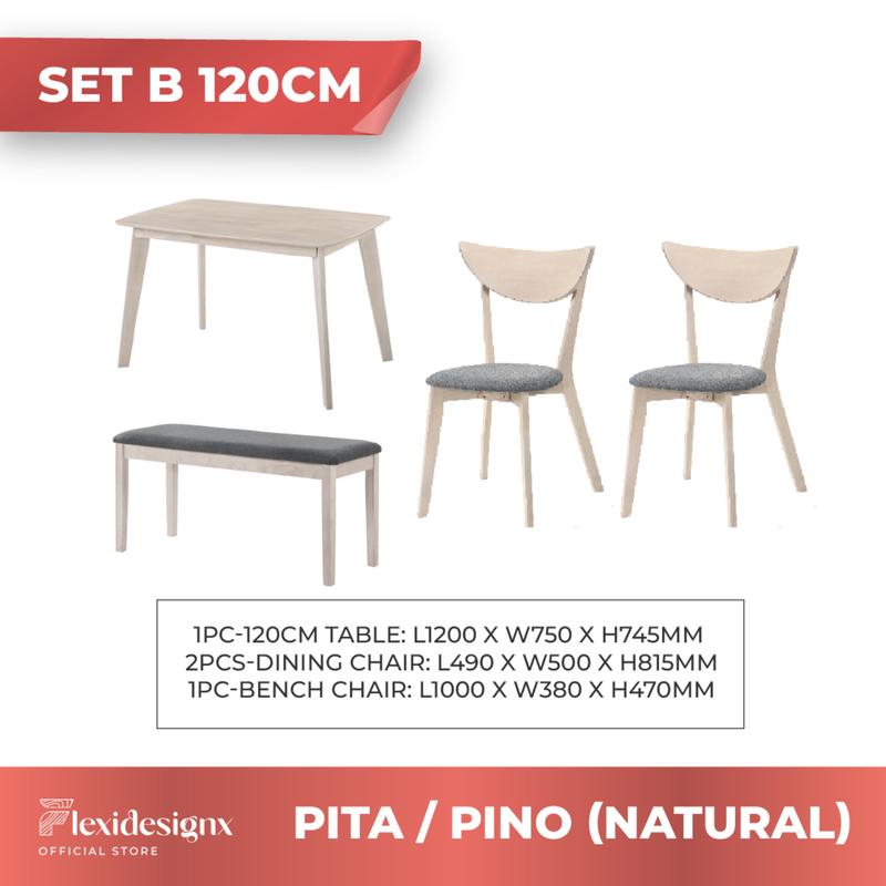 Product Introduction of Dining Chair 6 seat Wood 4 chairs Bench Solid Wood Material Promotion PINO Flexidesignx 10