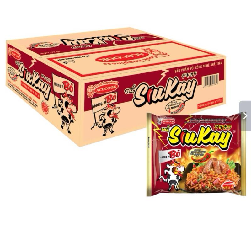 Acecook Mì Siu Kay Hương Bò 100g - Mì Ngon Với Công Thức Đặc Biệt & Hương Vị Bò Thật