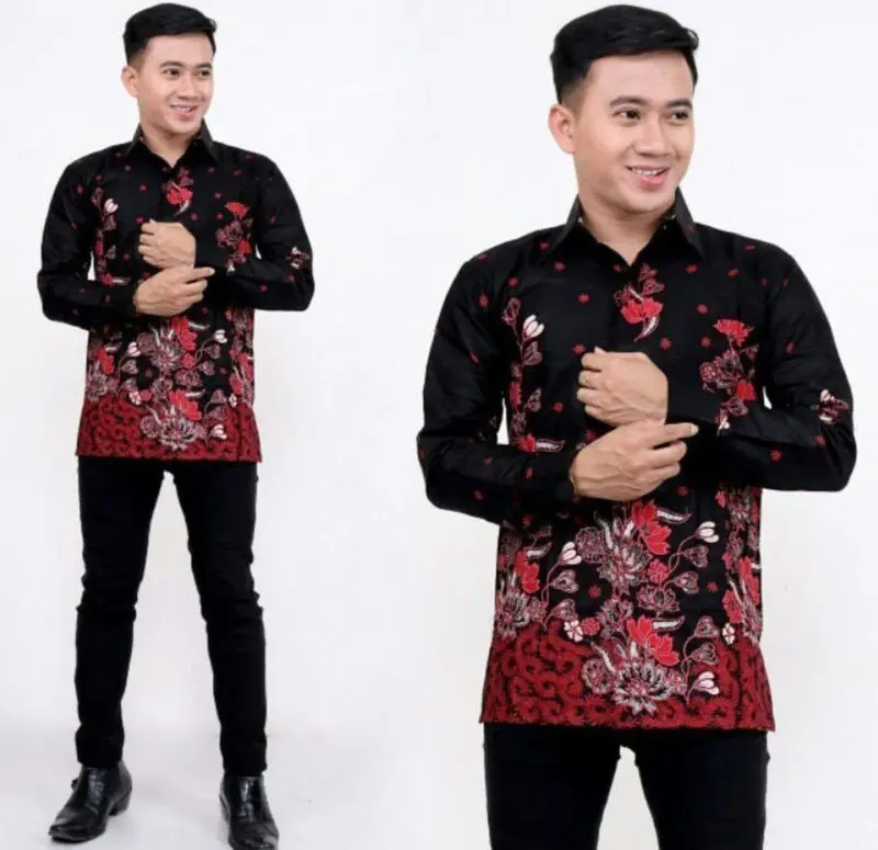 Batik Couple Keluarga Modern Pasangan Suami Istri Anak Perempuan Maura Sania Ruffle Motif Songket Zig-zag Biru Gamis Family Set Sarimbit Ibu Dan Ayah Kemeja pria lengan pendek Panjang Atasan Wanita Anak Cowok Cewek Baju Hem Katun Seragam Dewasa 6